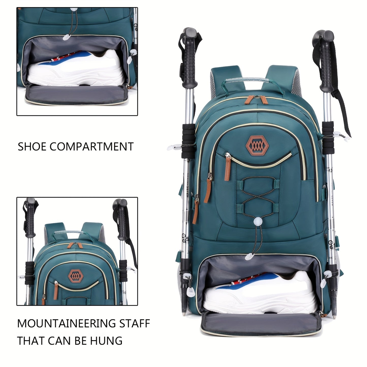 All-Purpose Waterproof Backpack – Unisex, Large Capacity Travel & Laptop Bag for Outdoor Use"