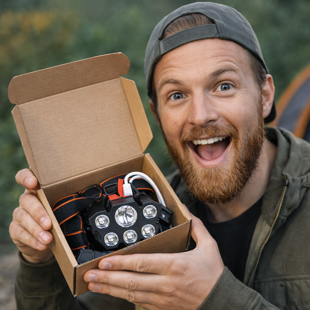 Never Be in the Dark Again: The Ultimate Super Bright LED Headlamp