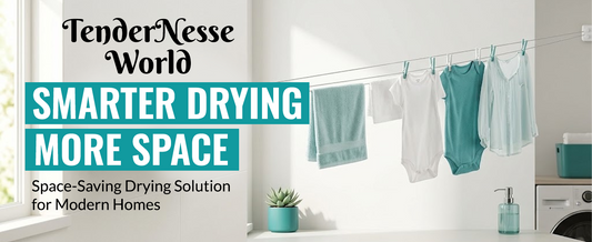 TenderNesse World retractable double clothesline - smarter drying, more space for modern homes